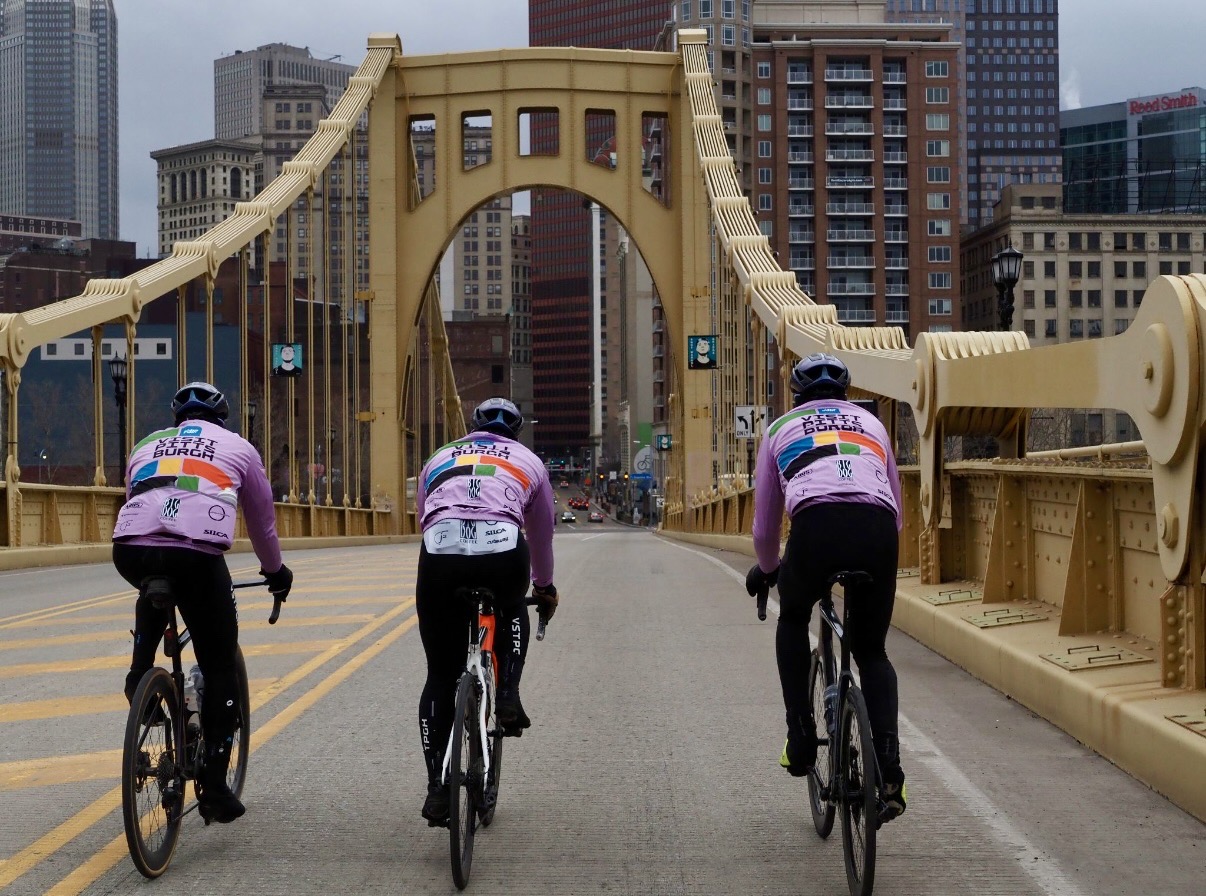 Crossing the Andy Warhol Bridge