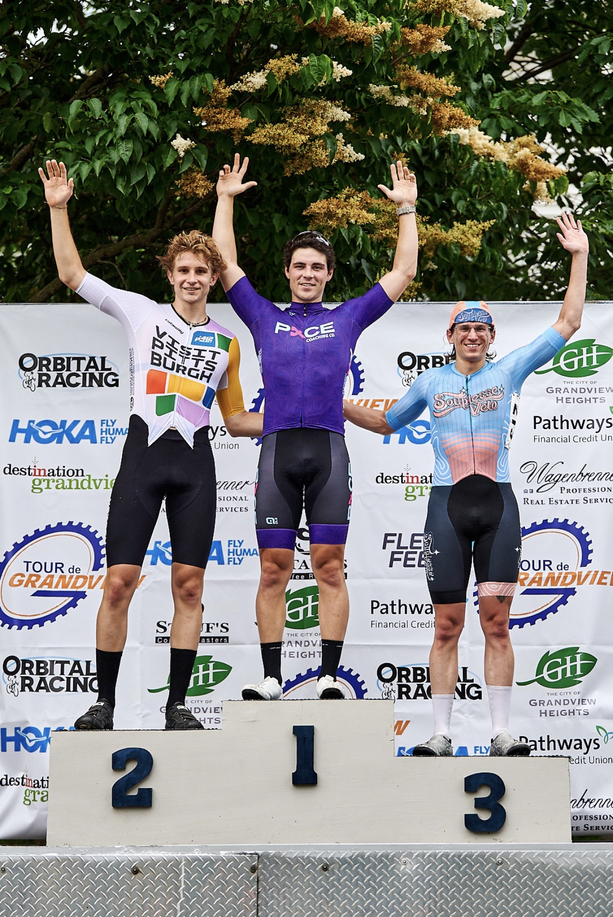 Emil on the podium